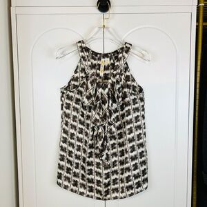 Adiva Women's Chocolate and Cream pattern Camisole Top